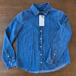 Zara Women's Blue Denim Shirt